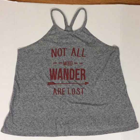 Stranded Tops - Stranded RacerBack Tee Wander Lost Size L